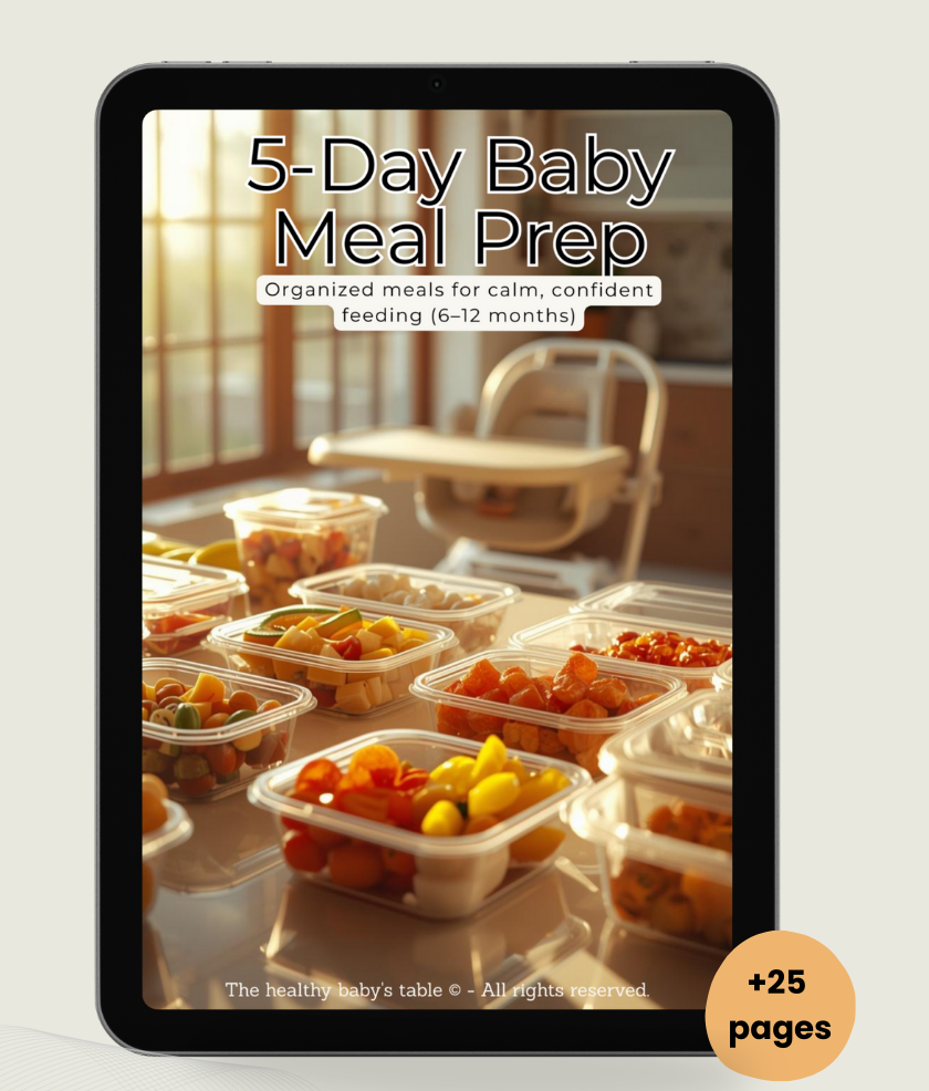 5-Day Baby Meal Prep: Organized meals for calm, confident feeding