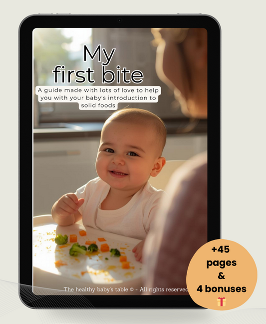 My First Bite: A guide made with lots of love to help you with your baby's introduction to solid foods